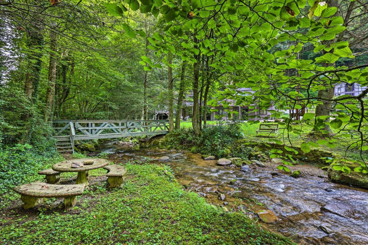 Chalet Retreat Cozy Cabin With On-Site Creek! Villa Roan Mountain Eksteriør billede